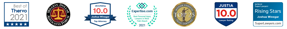 Top Rated Florida Personal Injury Lawyers awards